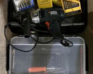 Black + Decker Hammer Drill Set 
