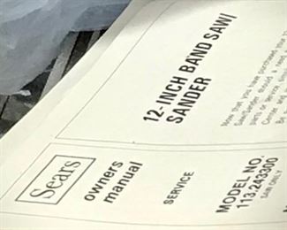 Sears Bandsaw/Sander 