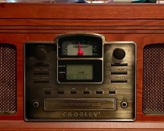 Crosley Director CD Recorder Turntable with Cassette Player