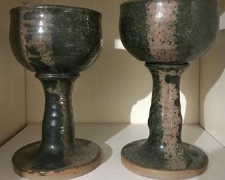 Stoneware Goblets 