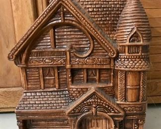 Vintage Treasure Craft Compton California Victorian House Cookie Jar
