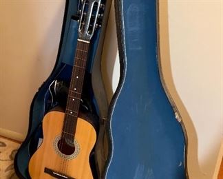 Silvetta guitar made in Germany with carrying case
