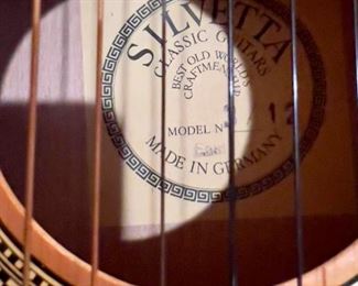 Silvetta guitar detail