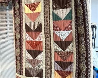Handmade queen size quilt
