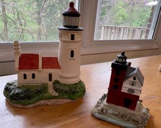 Lighthouse figurines
