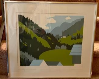 Signed print by R. Angiloch