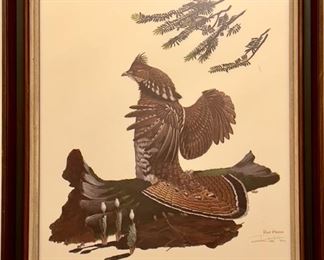 Ruffled Geese print signed by Ray Harm