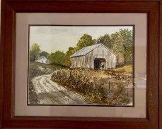 Painting signed by Max Kirby