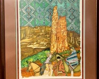 Mestizo series giclee lithograph signed by Amado Maurilio Pena, Jr.
