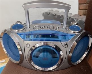 CD/cassette/radio boombox