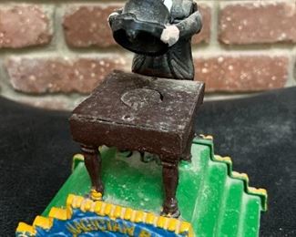 Vintage cast iron Magician Bank