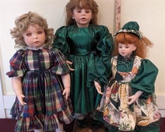 Party Dresses And More Porcelain Dolls