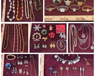 Vintage Rhinestone More  Costume Jewelry