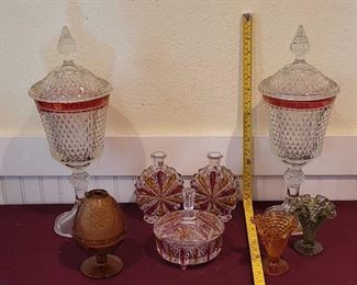 Vtg Crystal Glassware