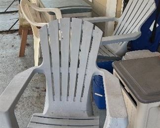 Patio chairs plastic