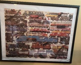 Puzzle picture framed!