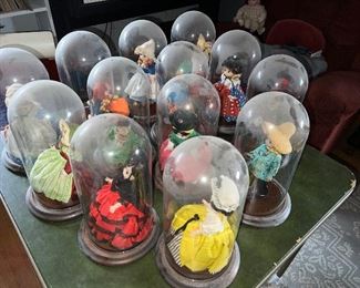Dolls under glass