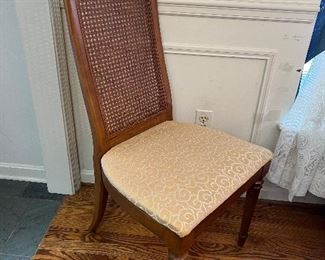 Drexel caned dining chair