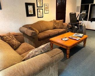 Matching sofa and love seat