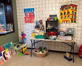 Toys and children's art