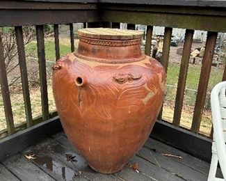 Large pottery jug