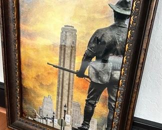 Kansas City Liberty Memorial Framed Print