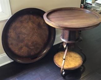 Beautiful side table with removable tray