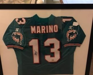 Signed Dan Marino Jersey