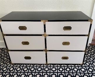 Black and White Campaign chest