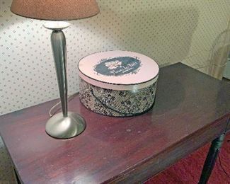 Antique New Orleans tea table, opens up to double-size