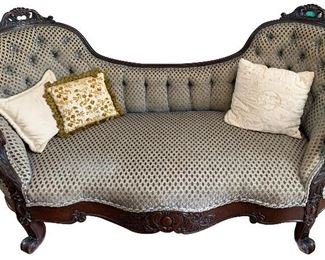 Victorian loveseatsettee