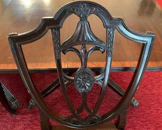 Duncan-Phyfe-style chairback