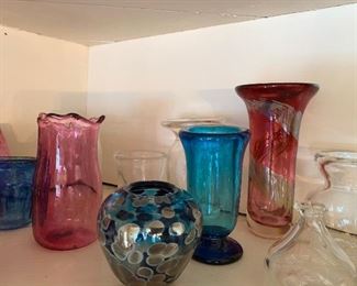 Hand-made blown glass