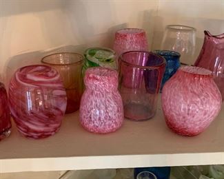 more hand-made blown glass