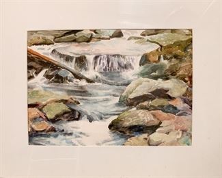 Reproducton print of painting