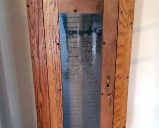 Custom Built 8-Longarm Locking Gun Cabinet With Top Storage, 55" x 21" x 11", With Key