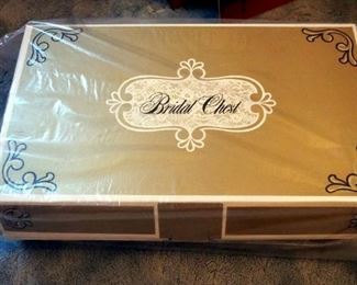 Vintage Wedding Dress With Veil, Preserved in Bridal Chest