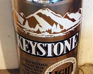 Keystone Light Specialty Can Promotional Lighted Wall Fixture, 27" x 3" x 7", Powers On