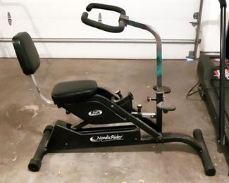 NordicRider Dual Motion Recumbent Bike, And Exercise Trampoline, 36" Diameter