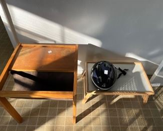 Danish magazine rack and bike helmet