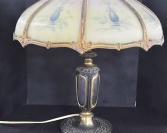 Reverse Painted Lamp