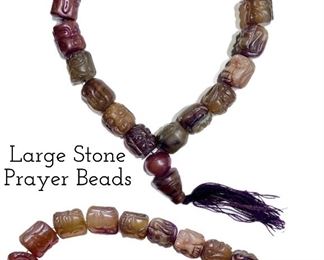 Stone prayer beads