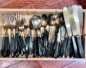 Vintage silverware / flatware set