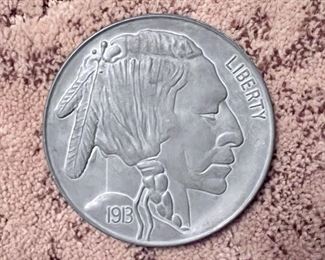 Large Indian head, coin
