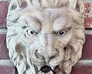 Vintage lion head