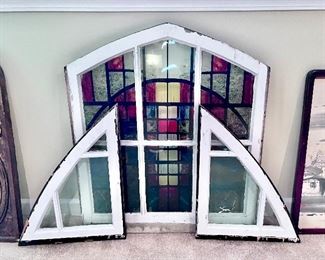 Historic windows from Lindenwood University Romer Hall