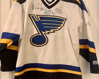 Signed blues jersey