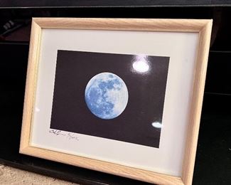 Signed photo of the Earth
