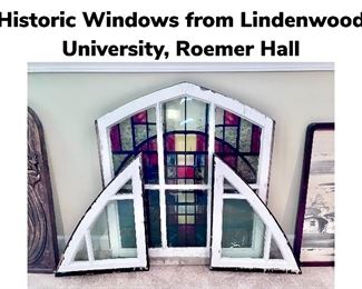 Historic windows from Lindenwood university Roemer Hall