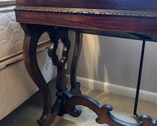 Detail of base of pump organ